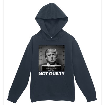 Trump Not Guilty 2024 Free Trump Republican Support Trump Urban Pullover Hoodie