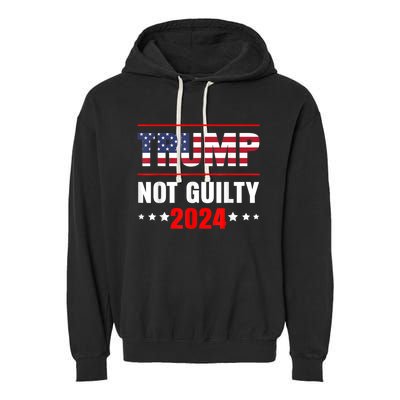 Trump Not Guilty Support Free Trump, Saying For Republicans Garment-Dyed Fleece Hoodie