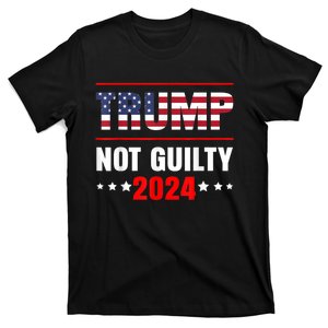 Trump Not Guilty Support Free Trump, Saying For Republicans T-Shirt