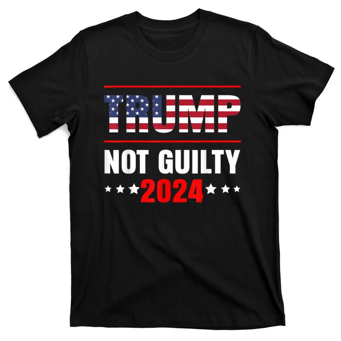 Trump Not Guilty Support Free Trump, Saying For Republicans T-Shirt