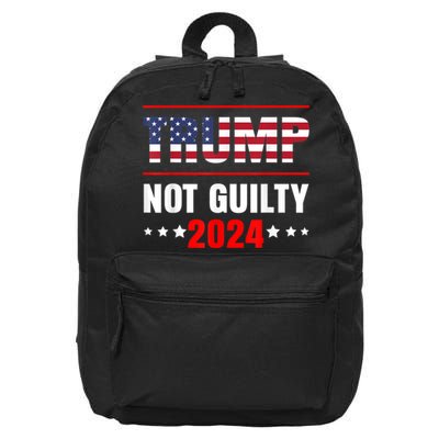 Trump Not Guilty Support Free Trump, Saying For Republicans 16 in Basic Backpack