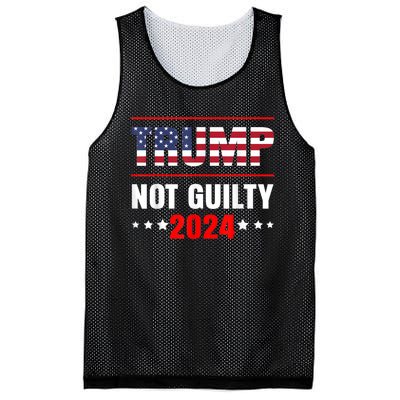 Trump Not Guilty Support Free Trump, Saying For Republicans Mesh Reversible Basketball Jersey Tank