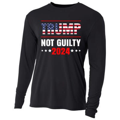 Trump Not Guilty Support Free Trump, Saying For Republicans Cooling Performance Long Sleeve Crew