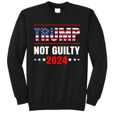 Trump Not Guilty Support Free Trump, Saying For Republicans Tall Sweatshirt