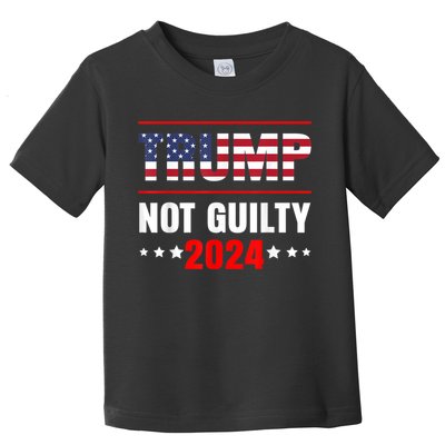 Trump Not Guilty Support Free Trump, Saying For Republicans Toddler T-Shirt