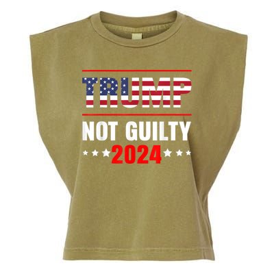 Trump Not Guilty Support Free Trump, Saying For Republicans Garment-Dyed Women's Muscle Tee