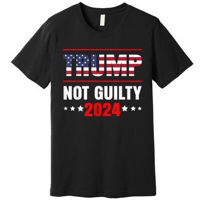 Trump Not Guilty Premium T-Shirt