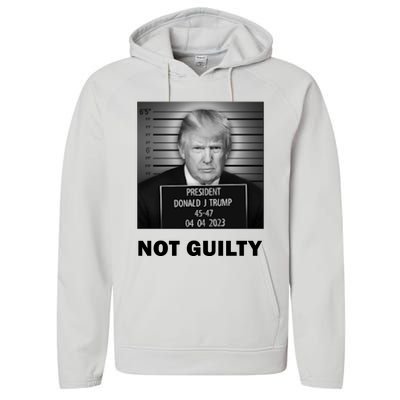 Trump Not Guilty Performance Fleece Hoodie