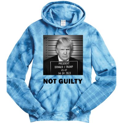 Trump Not Guilty Tie Dye Hoodie