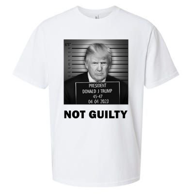 Trump Not Guilty Sueded Cloud Jersey T-Shirt