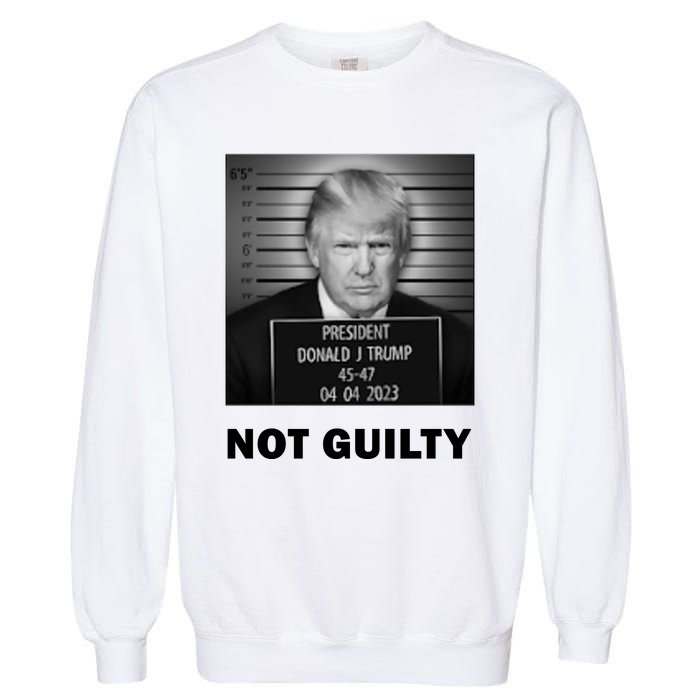 Trump Not Guilty Garment-Dyed Sweatshirt