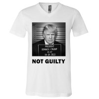 Trump Not Guilty V-Neck T-Shirt