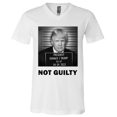 Trump Not Guilty V-Neck T-Shirt