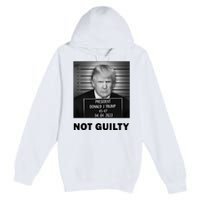 Trump Not Guilty Premium Pullover Hoodie