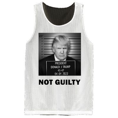 Trump Not Guilty Mesh Reversible Basketball Jersey Tank