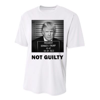 Trump Not Guilty Performance Sprint T-Shirt