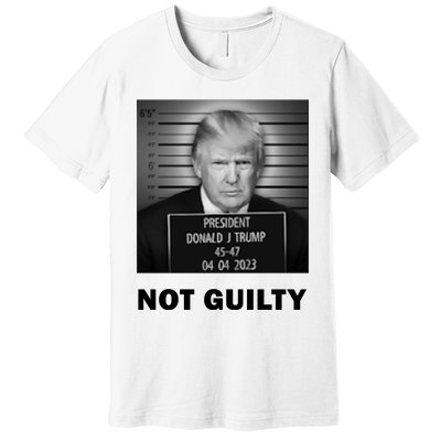 Trump Not Guilty Premium T-Shirt