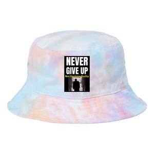 Trump Never Give Up Not Fucking Guilty Tie Dye Newport Bucket Hat