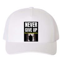 Trump Never Give Up Not Fucking Guilty Yupoong Adult 5-Panel Trucker Hat