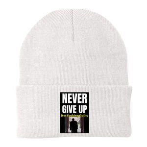 Trump Never Give Up Not Fucking Guilty Knit Cap Winter Beanie