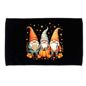 Thanksgiving Nurse Great Gift Cozy Holiday Medical Gnome Great Gift Microfiber Hand Towel