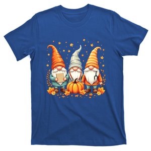 Thanksgiving Nurse Great Gift Cozy Holiday Medical Gnome Great Gift T-Shirt