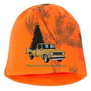 Thats Not Going Anywhere Funny Truck Christmas Tree Kati - Camo Knit Beanie