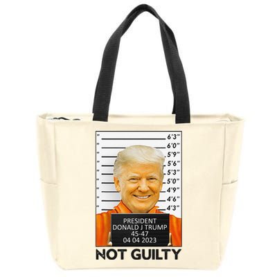 Trump Not Guilty Zip Tote Bag