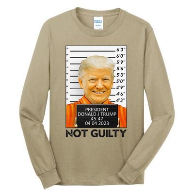 Trump Not Guilty Tall Long Sleeve T-Shirt