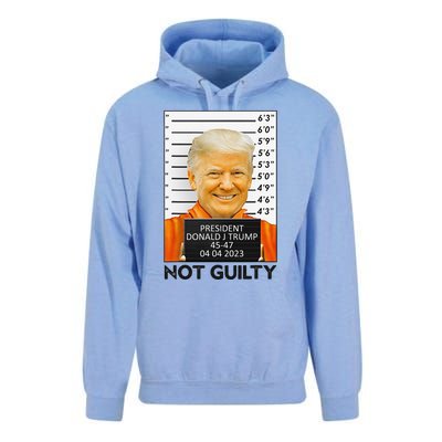 Trump Not Guilty Unisex Surf Hoodie