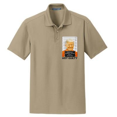 Trump Not Guilty Dry Zone Grid Polo