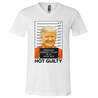 Trump Not Guilty V-Neck T-Shirt