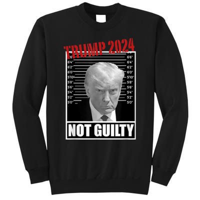 Trump Not Guilty Tee Support Donald Trump 2024 Mug Shot Sweatshirt