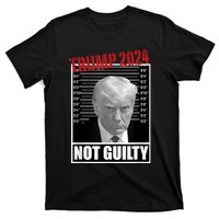 Trump Not Guilty Tee Support Donald Trump 2024 Mug Shot T-Shirt