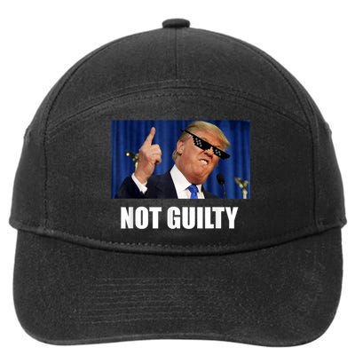 Trump Not Guilty 7-Panel Snapback Hat