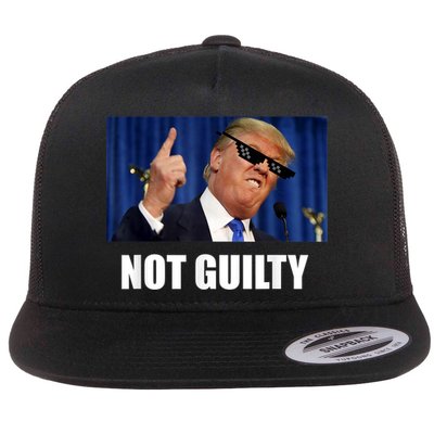 Trump Not Guilty Flatbill Hat