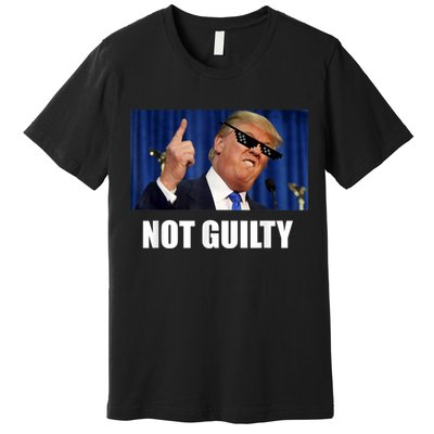 Trump Not Guilty Premium T-Shirt