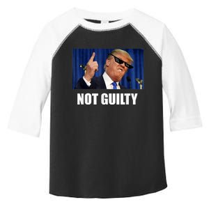 Trump Not Guilty Toddler Fine Jersey T-Shirt