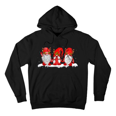 Three Nordic Gnomes Winter Christmas Swedish Elves TShirt Hoodie