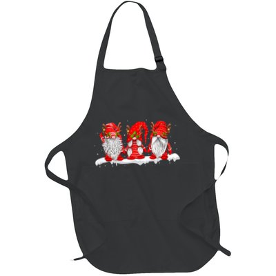 Three Nordic Gnomes Winter Christmas Swedish Elves TShirt Apron