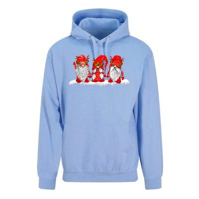 Three Nordic Gnomes Winter Christmas Swedish Elves TShirt Unisex Surf Hoodie