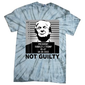 Trump Not Guilty Campaign Mughot White Tee Tie-Dye T-Shirt