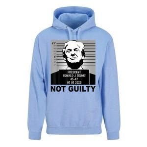 Trump Not Guilty Campaign Mughot White Tee Unisex Surf Hoodie