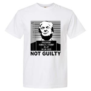 Trump Not Guilty Campaign Mughot White Tee Garment-Dyed Heavyweight T-Shirt