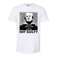 Trump Not Guilty Campaign Mughot White Tee Softstyle CVC T-Shirt