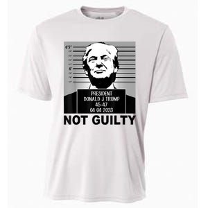 Trump Not Guilty Campaign Mughot White Tee Cooling Performance Crew T-Shirt