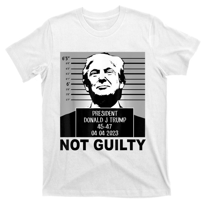 Trump Not Guilty Campaign Mughot White Tee T-Shirt