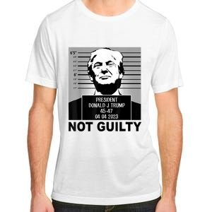 Trump Not Guilty Campaign Mughot White Tee Adult ChromaSoft Performance T-Shirt