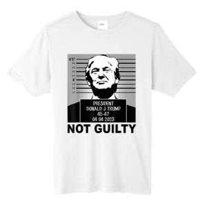 Trump Not Guilty Campaign Mughot White Tee Tall Fusion ChromaSoft Performance T-Shirt