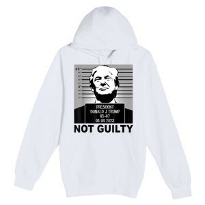 Trump Not Guilty Campaign Mughot White Tee Premium Pullover Hoodie